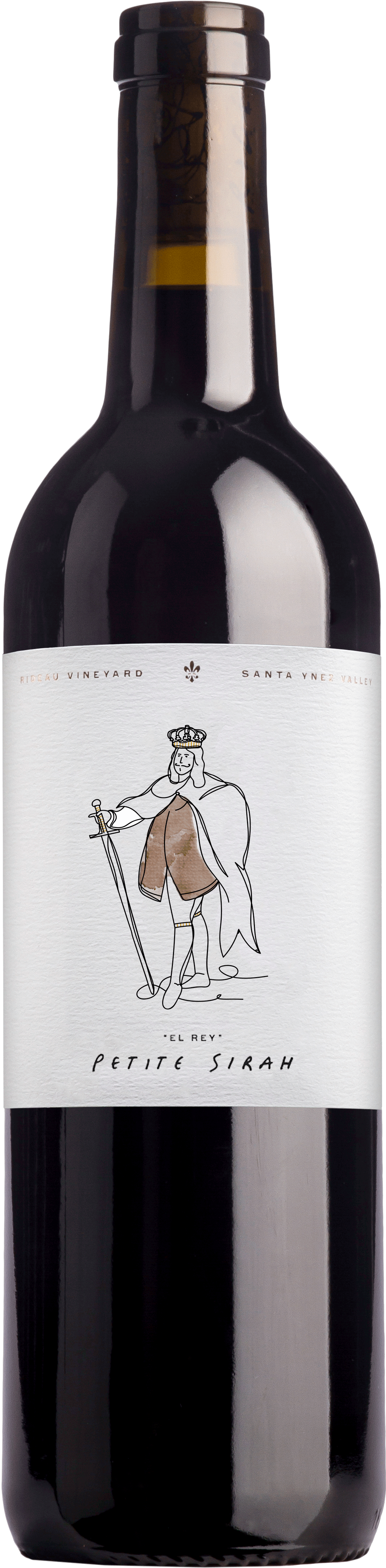 Bottle of 2021 Petite Sirah 